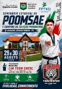 Seminário Estadual de Poomsae e Camping da Seleção Paranaense